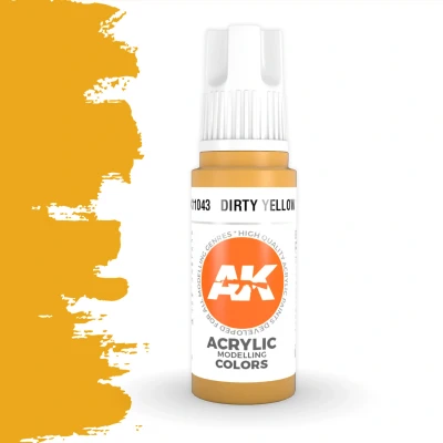 Afbeelding van Dirty Yellow Acrylic Modelling Colors 17ml AK11043