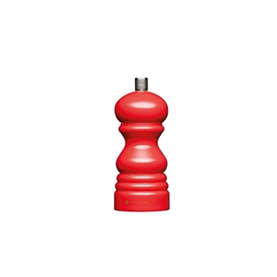 Afbeelding van MasterClass Pepermolen of zoutmolen met verwisselbare dop, kunststof, rood, 12 cm