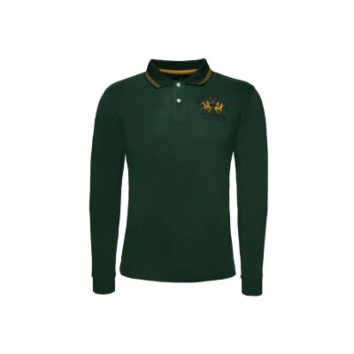 Afbeelding van La Martina Longsleeve, Heren, Maat: Large, Pine grove xmpjs