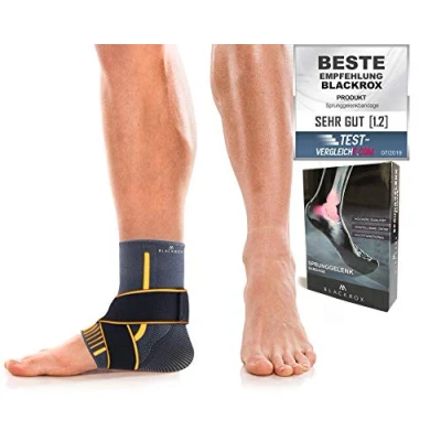 Afbeelding van Blackrox Springgewrichtsbandage, winnaar, enkelbandage, pijnbestrijding springgewricht bandage, verstuikingen, achillespees voetbandage, voetbandage dames &amp; heren links rechts
