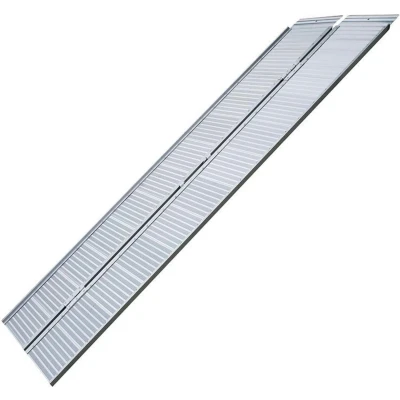 Afbeelding van Pro Plus Oprijplaat Aluminium Vouwbaar voor Rolstoel 183 x 73 cm Maximale Belasting 270 kilo