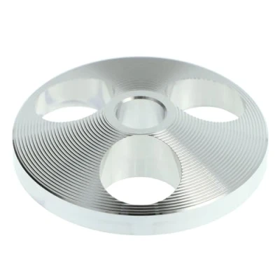 Afbeelding van THAKKER SP45A 01 Single Puck 45rpm Adapter voor 7&#039; Platen Aluminium Zilver