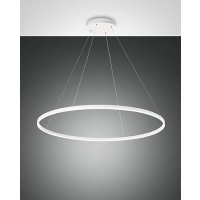 Afbeelding van Fabas Luce LED hanglamp Giotto, 1 lamp, wit