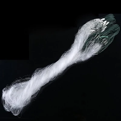 Afbeelding van Visvangnet, 1m x 20m Nylon Stevig visnet met vlotter Visval Monofilament Klein gaasuitrusting(3 vinger)