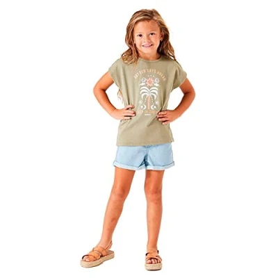 Afbeelding van Garcia T shirt met printopdruk groen