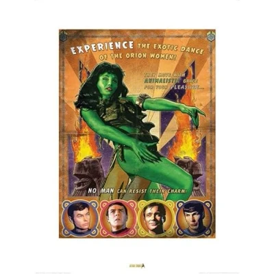 Afbeelding van Kunstdruk Star Trek Orion Women 50th Anniversary 60x80cm