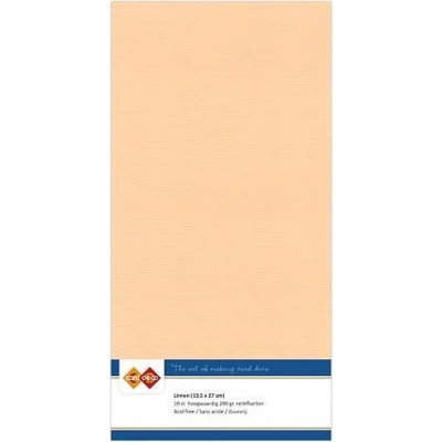 Afbeelding van Vierkant Zalm Linnenkarton 10 stuks