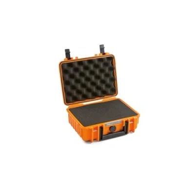 Afbeelding van B&amp;W Outdoor case Hard Type 1000 met schuim (hardcase IP67, SI kubusschuim, waterdicht, binnenmaat 25x17,5x9,5cm, oranje)