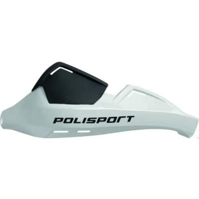 Afbeelding van POLISPORT 8305100026 Handkappen EVOLUTION INTEGRAL 2 bevestigingspunten MX Style gemaakt van plastic met montagekit inbegrepen compatibel alle MX/enduro modellen in kleur wit