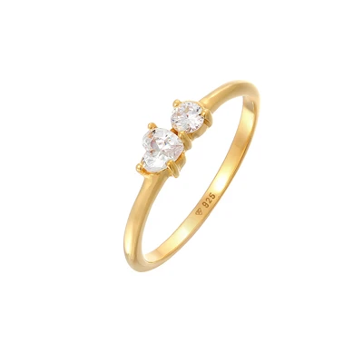 Afbeelding van ELLI Ring goud / transparant