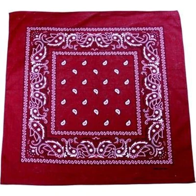 Afbeelding van Zac&#039;s Alter Ego Bandana Paisley Bordeaux rood/Wit