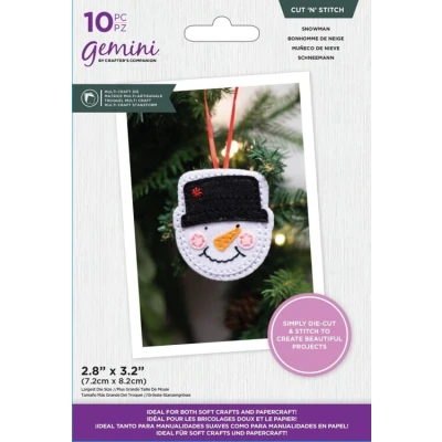 Afbeelding van Gemini Multi media Snijmal Cut ‘N’ Stitch Snowman