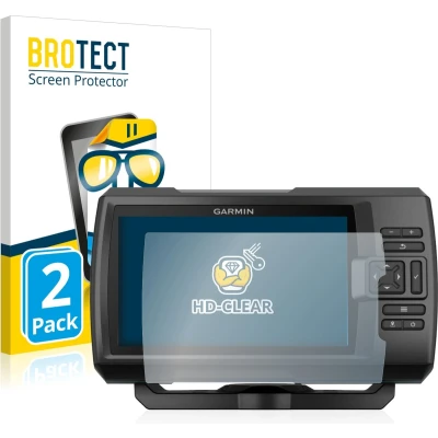Afbeelding van BROTECT Screenprotector voor Garmin Striker Plus 5cv Folie Beschermfolie transparant (2 Stuks)