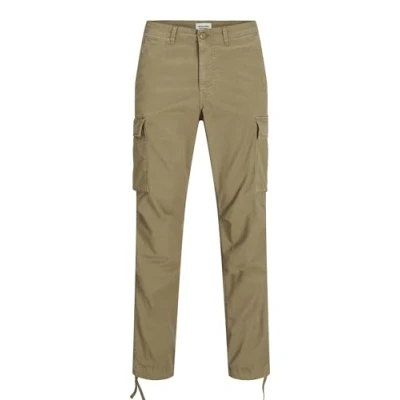 Afbeelding van Jack &amp; Jones Jpstace Jjtucker AMA Cargobroek, Heren, Maat: 33x32, Dried herb