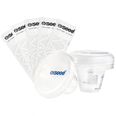 Afbeelding van ExSeed Gezondheid Sperma Test Refill Kit 5 Supply Compatibel Met alle Home Kits Mannelijke Vruchtbaarheid Track Health Collection Cups, Sample Slides &amp;