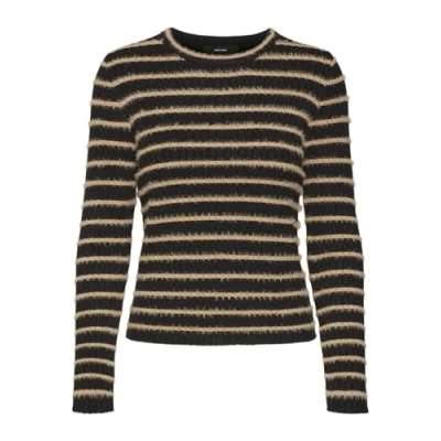 Afbeelding van Vero Moda Vmflo Ls O Neck Pullover 10320606 Zwart Dames The Stone