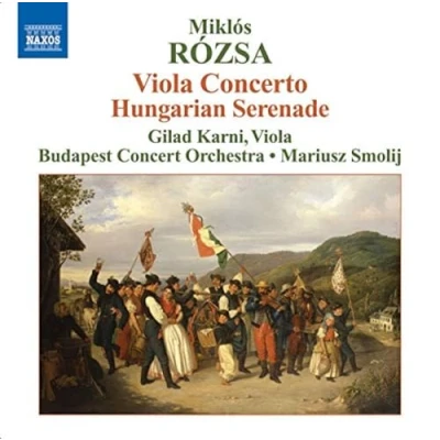 Afbeelding van Gilad Karni, Budapest Chamber Orchestra, Mariusz Smolij Rózsa: Viola Concerto (CD)