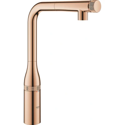 Afbeelding van Grohe essence smartcontrol keukenmengkraan l uitloop met uittrekbare mousseur warm sunset 31615da0