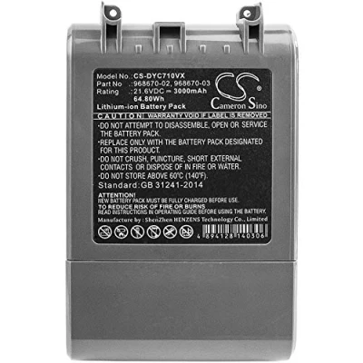 Afbeelding van CS DYC710VX Baterie 3000mAh compatibel met [DYSON] SV11, V7, V7 Motorhead Pro, vacuum, Total Clean, Trigger vervangt 968670 02, 03
