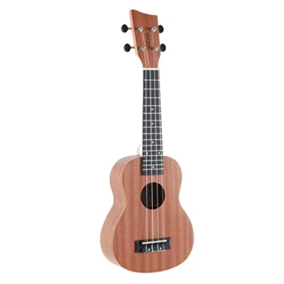 Afbeelding van GEWA sopraan ukelele Manoa P SO Sapelli mat met Gig Bag