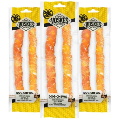 Afbeelding van 3x Voskes Stick Met Kip 25 cm 2 stuks