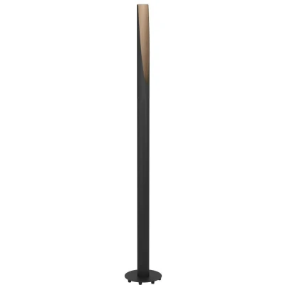 Afbeelding van EGLO Barbotto Vloerlamp GU10 136,5 cm Zwart/Bruin Staal/Hout