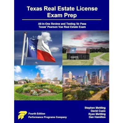 Afbeelding van Texas Real Estate License Exam Prep: All in One Review and Testing to Pass Texas&#039; Pearson Vue