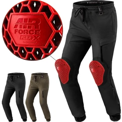 Afbeelding van SHIMA Joggster Motorfiets Textiel Broeken, zwart, afmeting 36 voor man