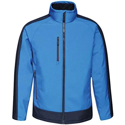 Afbeelding van Regatta TRA618 56E70 Professionele Contrast Waterafstotend 3 laags membraan Softshell jas, NewRoyal/Nvy, L