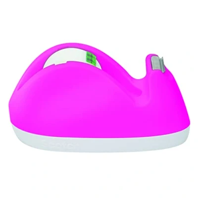 Afbeelding van Scotch Konijn Tape Dispenser C29, Roze + Magic Tape, 19 mm x 8,89 m, 1 rol/verpakking