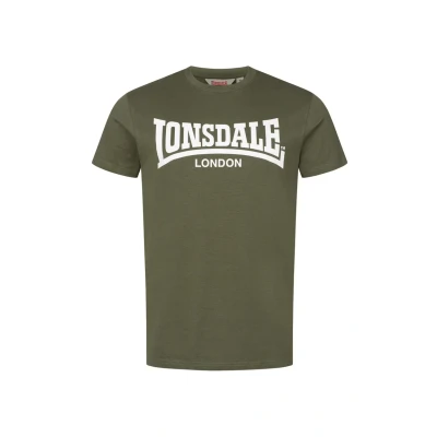 Afbeelding van Lonsdale Normale Passform Fulwood Tshirt print, Heren, Maat: XXL, Olive white