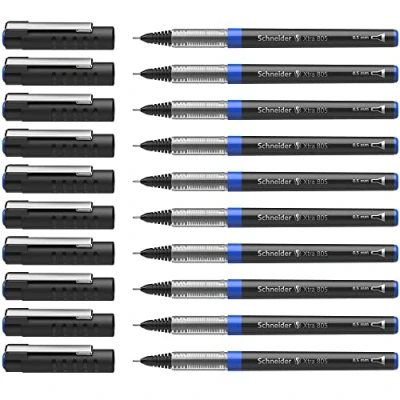 Afbeelding van &quot;rollerball Schneider Xtra 805 0,5mm blauw doos met 10 stuks&quot;