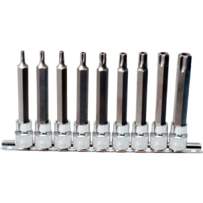 Afbeelding van KS Tools, Dopsleutel + dopmoer, 1/2&quot; CHROMEplus bitdoppenset lang