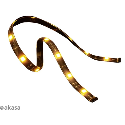 Afbeelding van Akasa Gold RGB LED strip, 4 pin + molex, magnetic