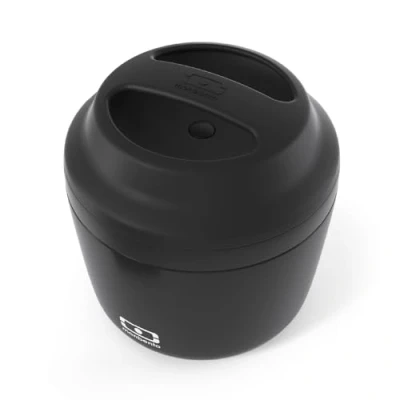 Afbeelding van Monbento Element Black Onyx De geïsoleerde lunchpot van RVS