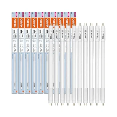 Afbeelding van OSRAM LED rør T5 HF L8 SHORT 288 mm, lineært rør, 4W, 400lm, 4000K, koldt hvidt lys, erstatning til klassiske lysstofrør med G5 sokkel, lang levetid, lavt energiforbrug