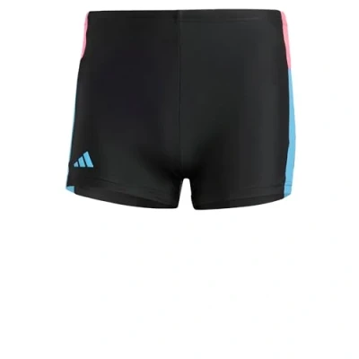 Afbeelding van adidas Heren Colorblock 3 Stripes Swim Boxer Boxer, 38, Zwart, 152