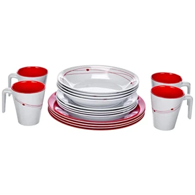 Afbeelding van BRUNNER Melamine set, kosmisch, 16 stuks antislip