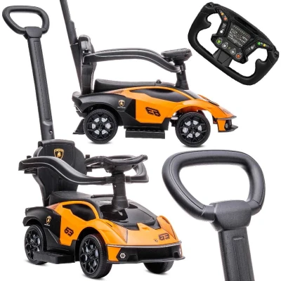 Afbeelding van Loopauto vanaf 1 jaar met duwstang, kinderauto Essenza SCV12, Aauto kinderen (Oranje)
