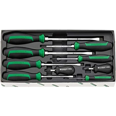 Afbeelding van Staalrendement 96469310 Drall schroevendraaierset 9 delig.