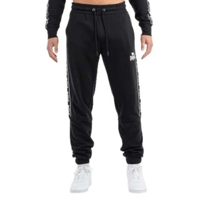 Afbeelding van Lonsdale Jogging Normale Passform Grutness Trainingsbroek, Heren, Maat: XXL, Black white