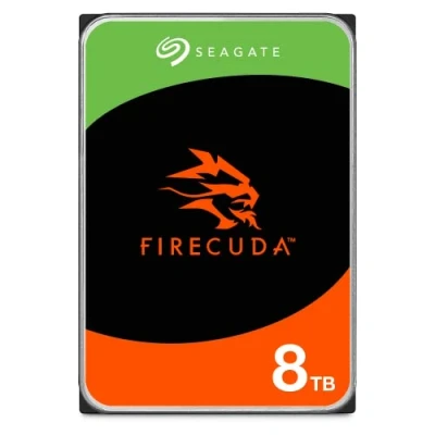 Afbeelding van Seagate FireCuda HDD, 8 TB, interne harde schijf, 3,5 inch CMR SATA 6Gb/s 7200 RPM 256 MB cache 300 TB/jaar, 3 jaar Rescue Services (ST8000DXZ01)