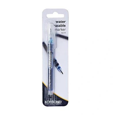 Afbeelding van Korbond Water Erasable Marker, Blauw Inkt