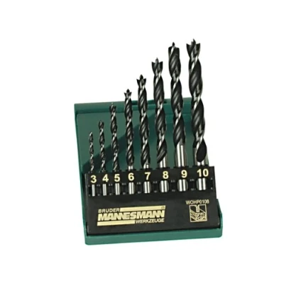 Afbeelding van Mannesmann Professionele houtboorset in plastic doos (8 stuks)