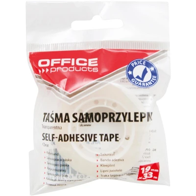 Afbeelding van Office Products plakband, 19 mm x 33 m, transparant 48 stuks