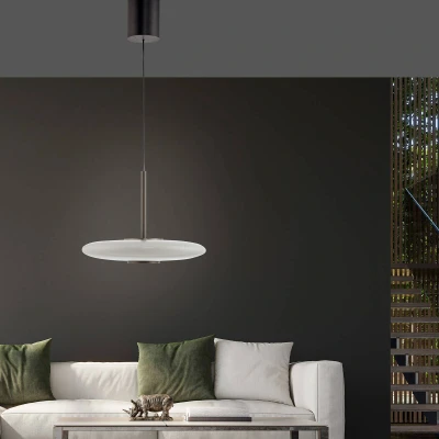 Afbeelding van Paul Neuhaus Hanglamp Pure E Vitrum design bruin 2084 34
