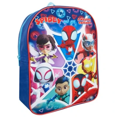 Afbeelding van MARVEL Spidey And His Amazing Friends Rugzak Spiderman Jongens Schoolrugzak Peuter Eén Maat Blauw