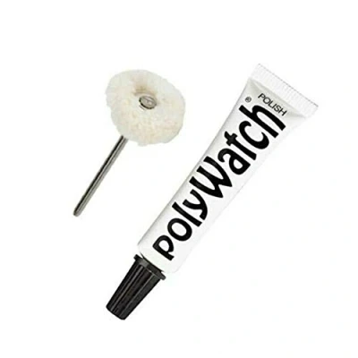 Afbeelding van PolyWatch Plastic Horloge Crystal Scratch Remover Polish Tool met Gemonteerde String Buff Soft Polijsten
