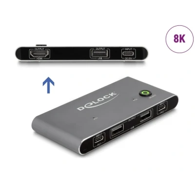 Afbeelding van Delock USB C™ KVM Switch zu HDMI 8K 60 Hz mit 2.0 HQ products