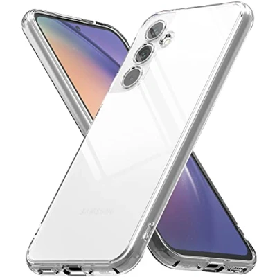 Afbeelding van Ringke Fusion Compatibel met Samsung Galaxy A54 5G Case, Transparant Schokbestendig Bumper Hoesje Clear